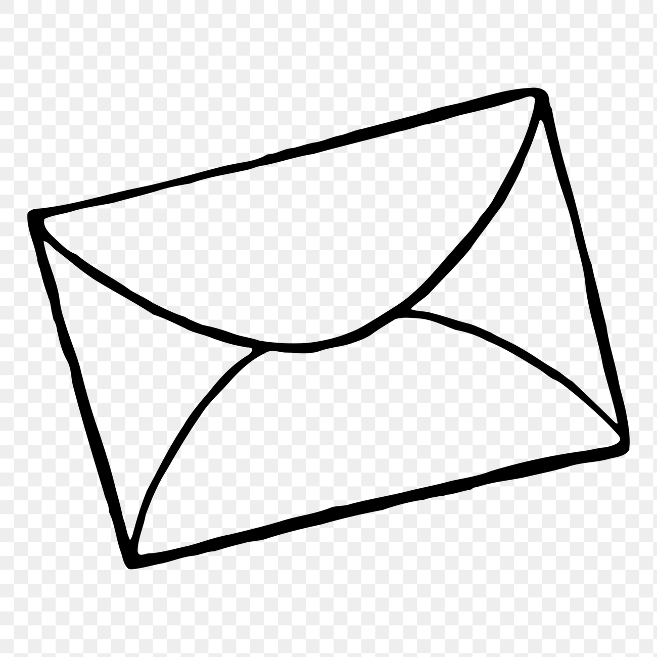 Envelope icon png sticker illustration