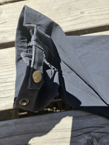 Kuhl pants snaps at the bottom of the pant leg