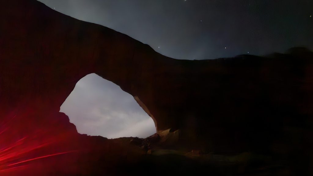 Stevens Arch on the Hayduke Trail